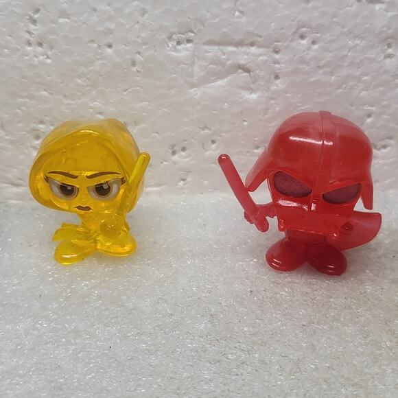 Star Wars Mini Figures Series 3 Exclusive Lightsaber Translucent Color Set Rare - Picture 2 of 13